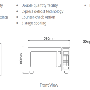Sharp 1000w Microwave Oven