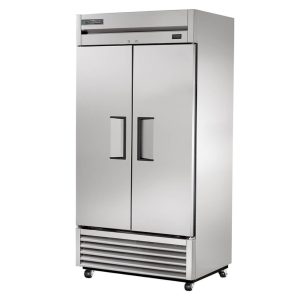 True Slimline 2 Door Upright Refrigerator