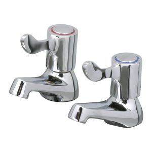 Lever Head 1/2″ Basin Taps (Pair) With BBN