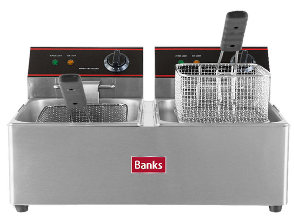 Banks Twin Tank Fryer 2x6L Cater2 Ltd Catering Equipment Specialists