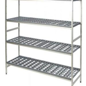 Coolblok Full 4 Tier Modular Shelving Set with 2 Post Frames